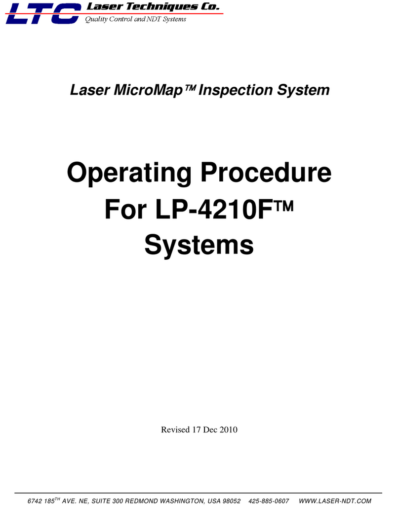 LTC Laser MicroMap LP-4210F Operating procedure LTC Laser MicroMap LP-4210F Operating procedure