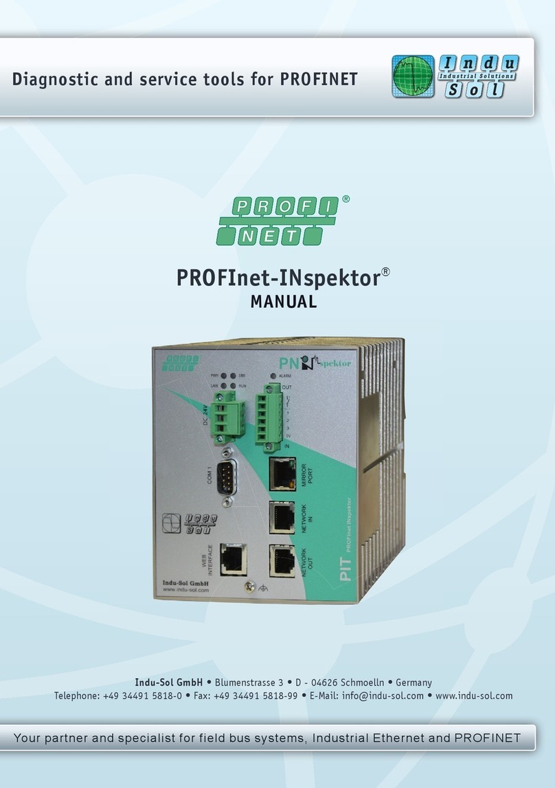 Indu-Sol PROFInet-INspektor manual