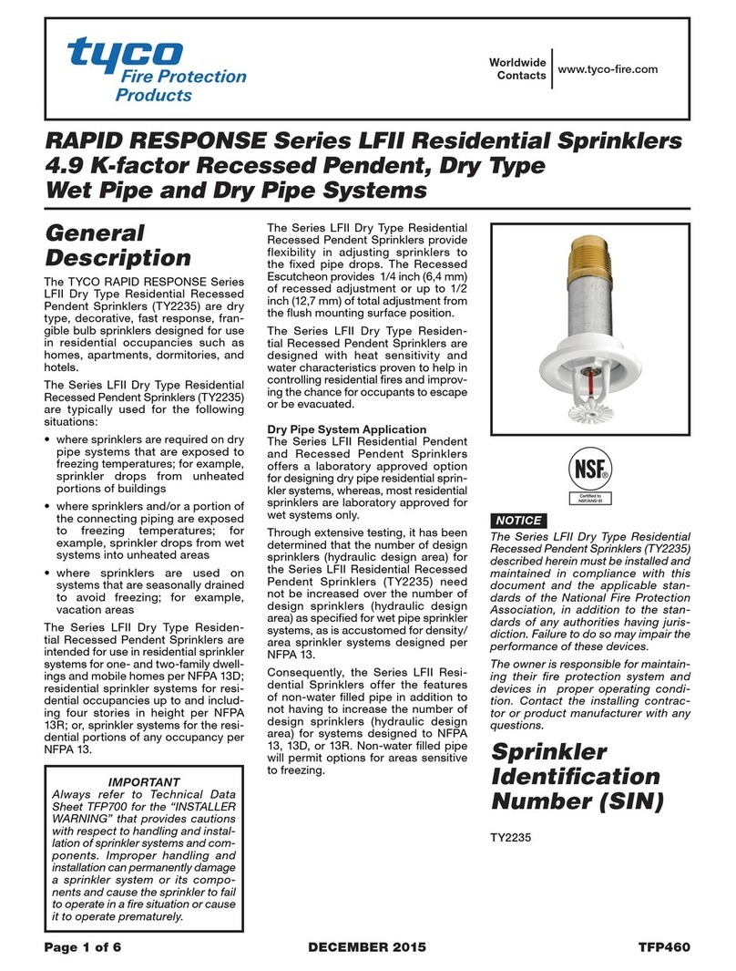 Tyco Rapidresponse LFII Series User manual