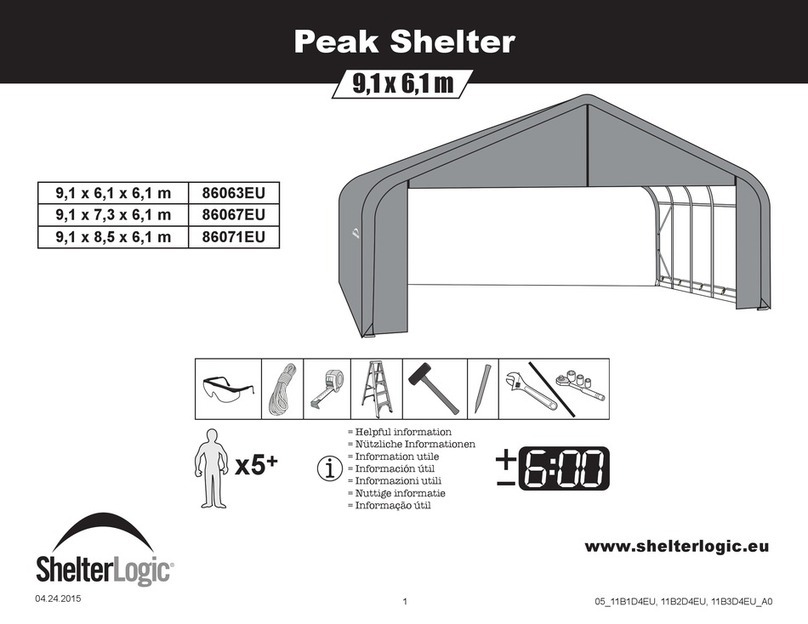 ShelterLogic 86063EU manual