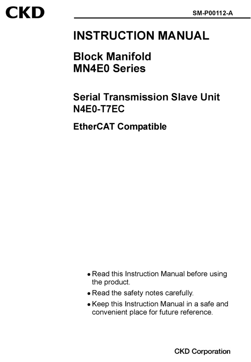 CKD MN4E0 Series User manual CKD MN4E0 Series User manual
