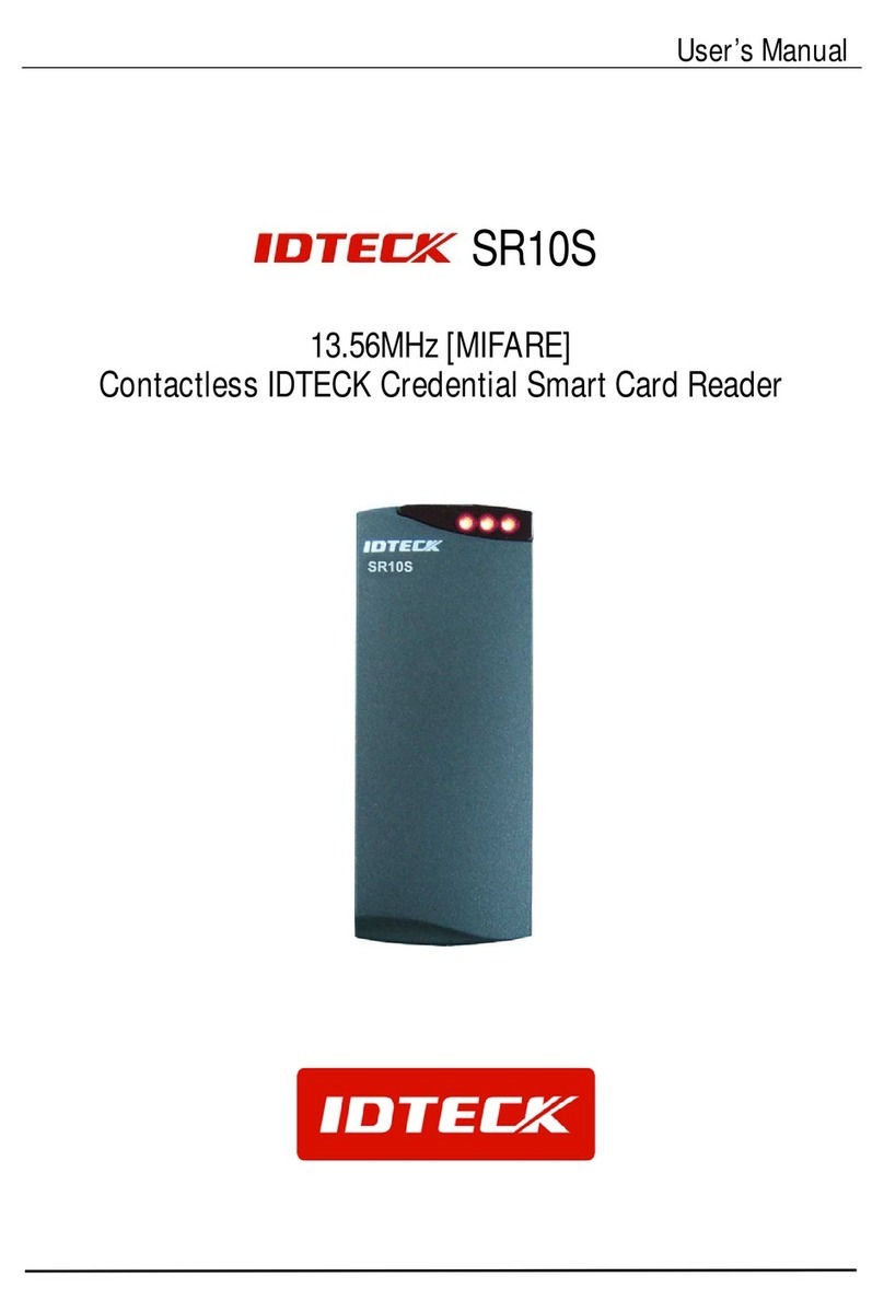 IDTECK SR10S user manual