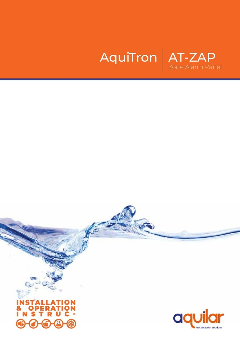 aquilar AquiTron AT-ZAP Installation & operation