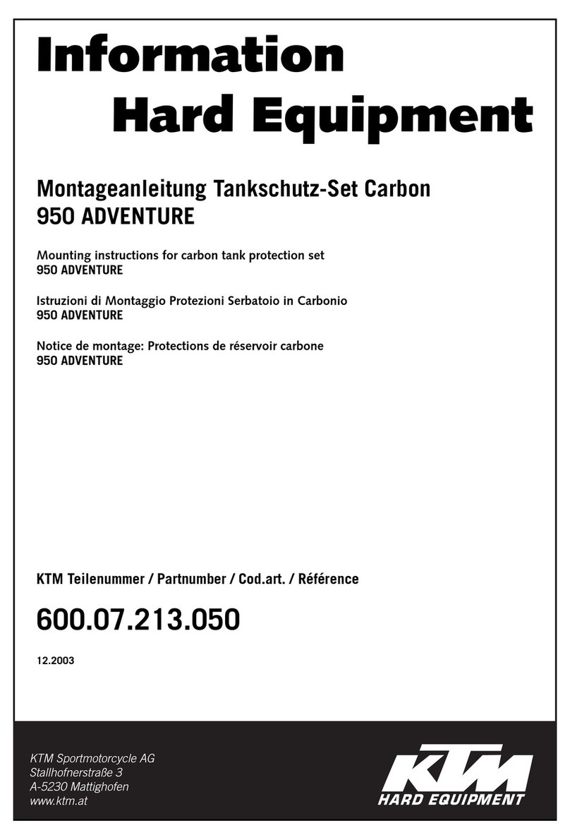 KTM 600.07.213.050 Mounting instructions