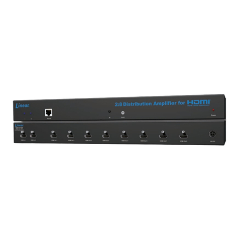 Linear HDMI-DA-2X8M User manual Linear HDMI-DA-2X8M User manual