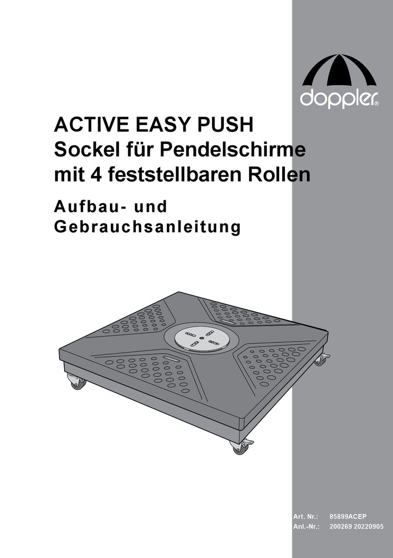 Doppler ACTIVE EASY PUSH Assembly instructions and user's manual Doppler ACTIVE EASY PUSH Assembly instructions and user's manual