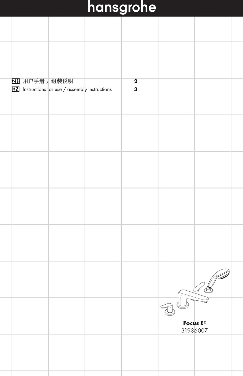 Hans Grohe Focus E2 31936007 Manual