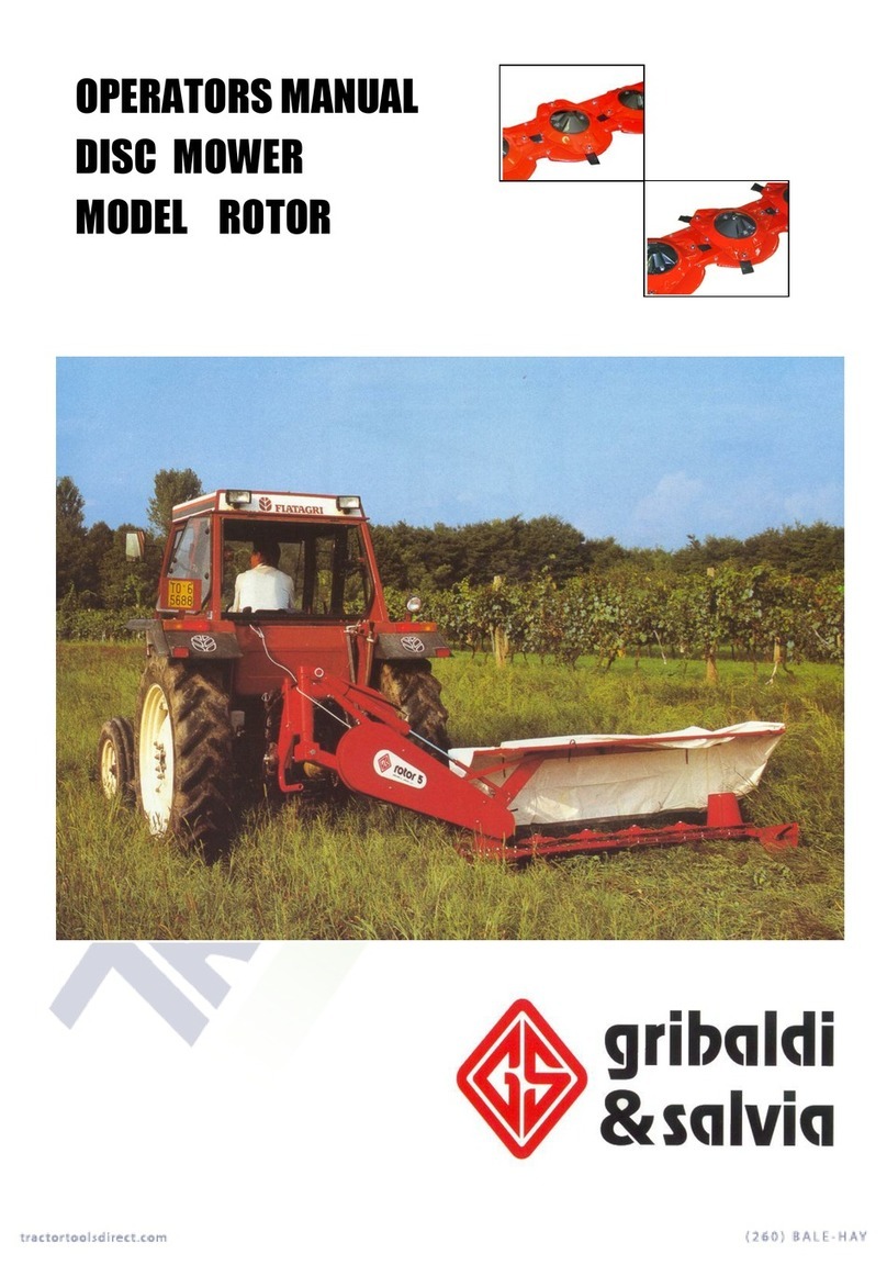 GRIBALDI & SALVIA ROTOR R 4 204 Operator's manual GRIBALDI & SALVIA ROTOR R 4 204 Operator's manual