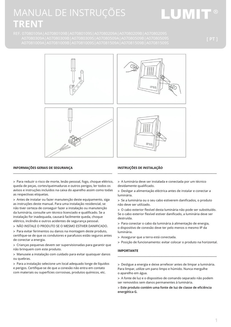 LUMIT TRENT instruction manual