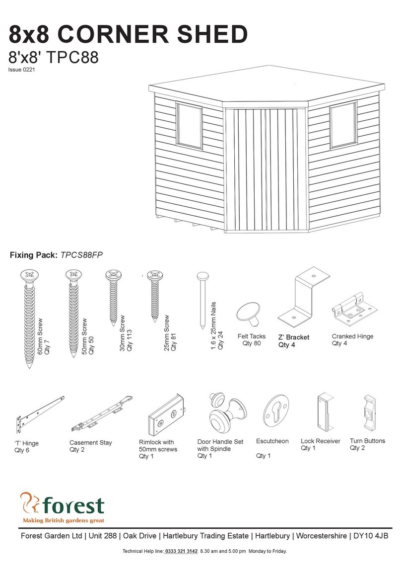 Forest garden TPC88 User manual