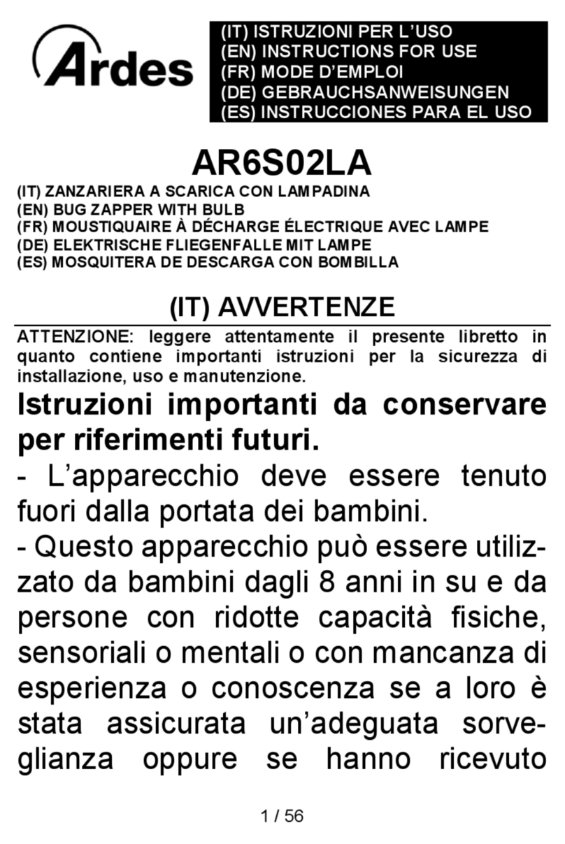 ARDES AR6S02LA User manual
