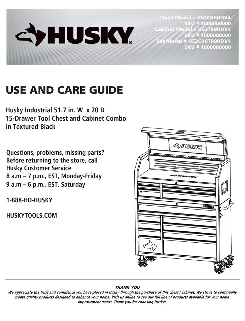 Husky H52CH6HDV4 Use and care guide