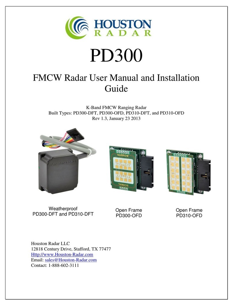 Houston Radar PD300 User manual