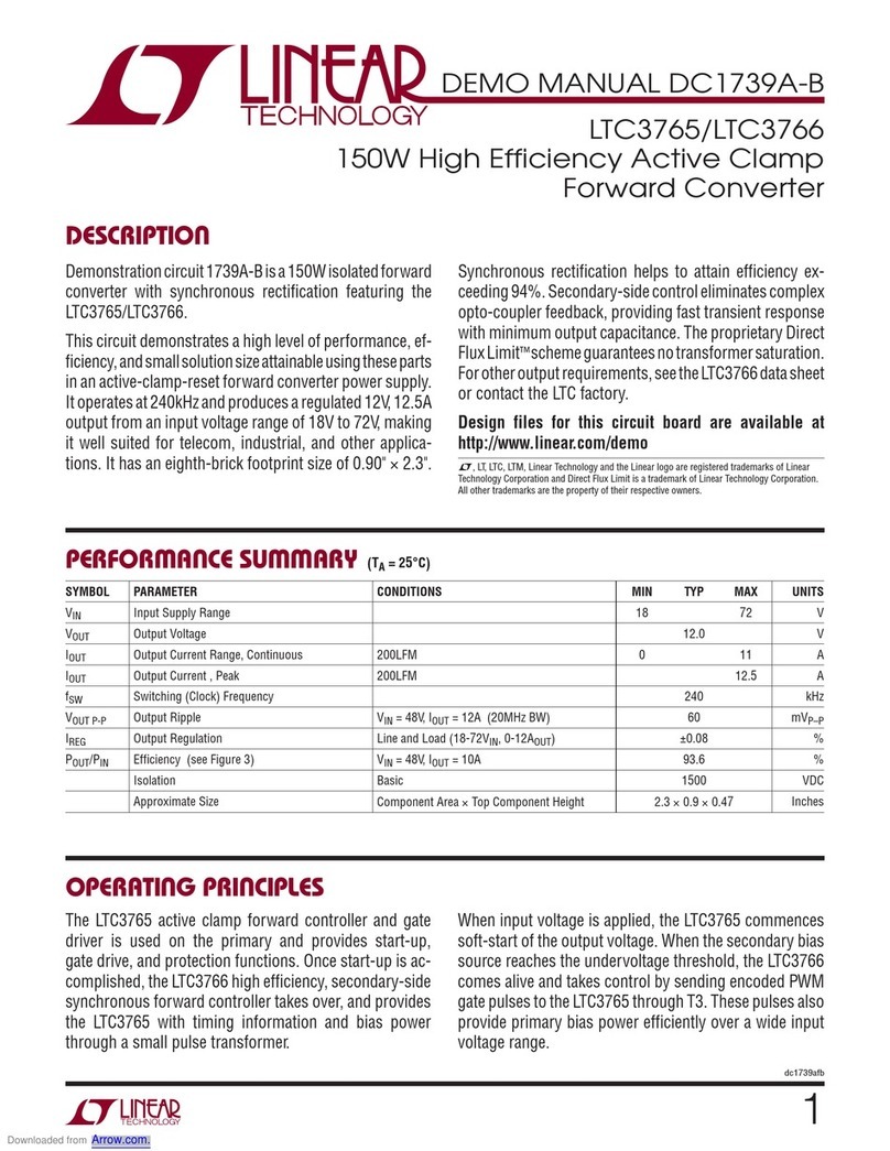 Linear Technology DC1739A-B Quick setup guide