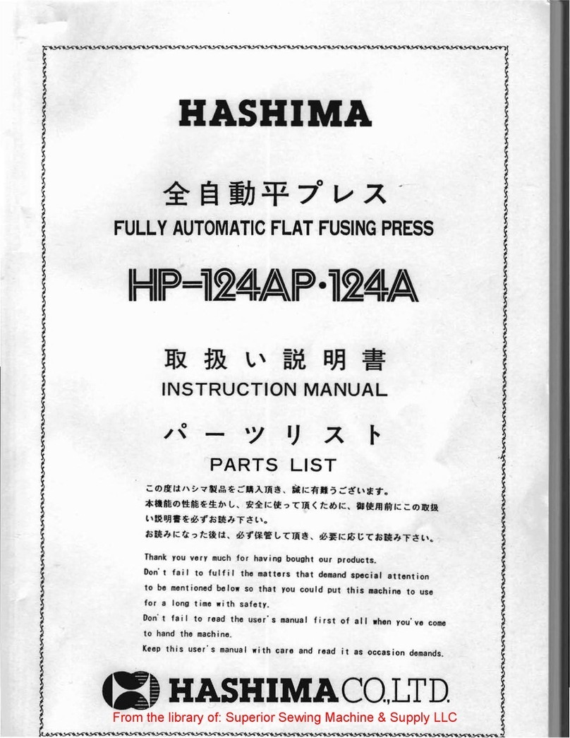 HASHIMA HP-124AP instruction manual