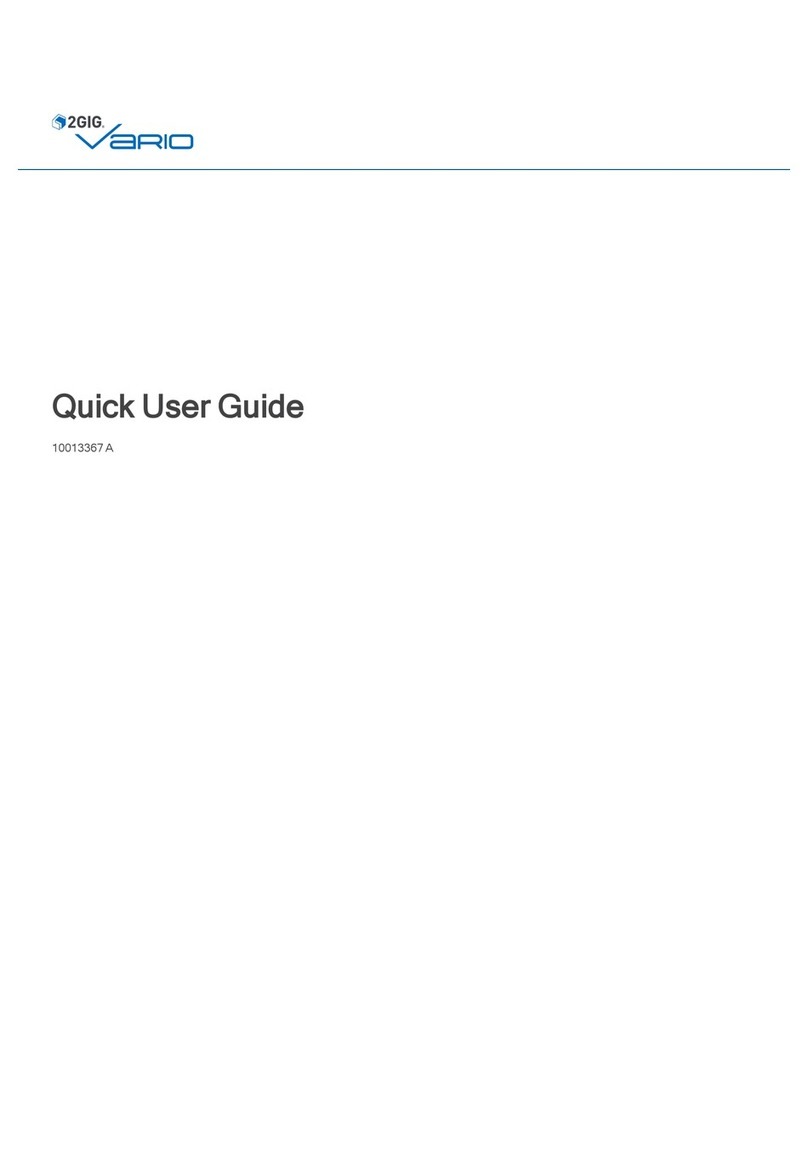 2gig Technologies Vario Instruction manual