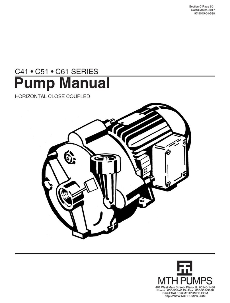 MTH PUMPS C41 Series User manual