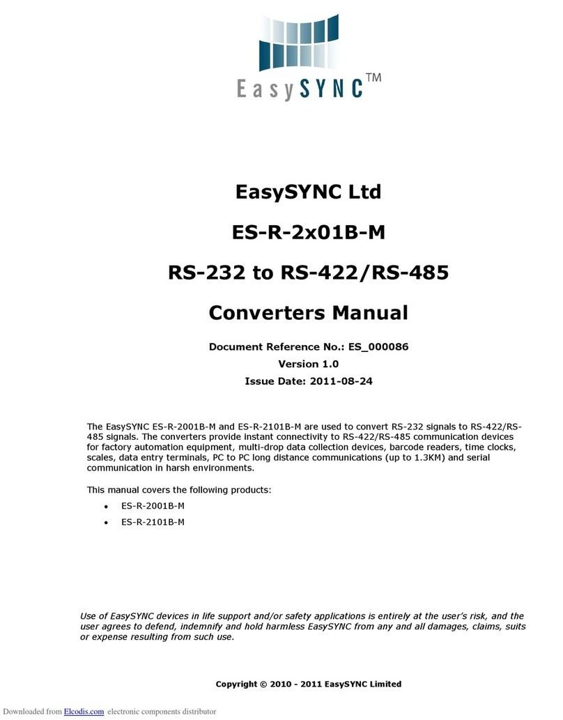 EasySync ES-R-2 01B-M Series User manual