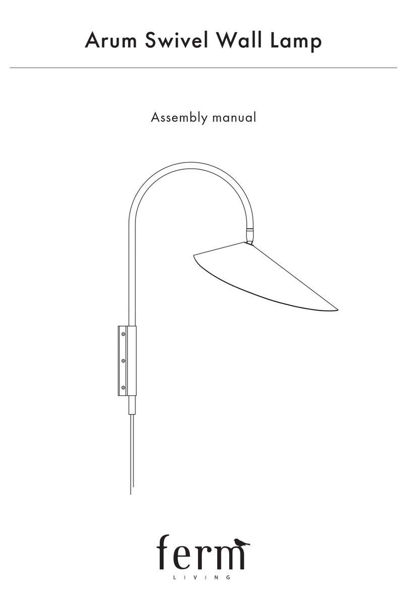 Ferm Arum Swivel Wall Lamp User manual
