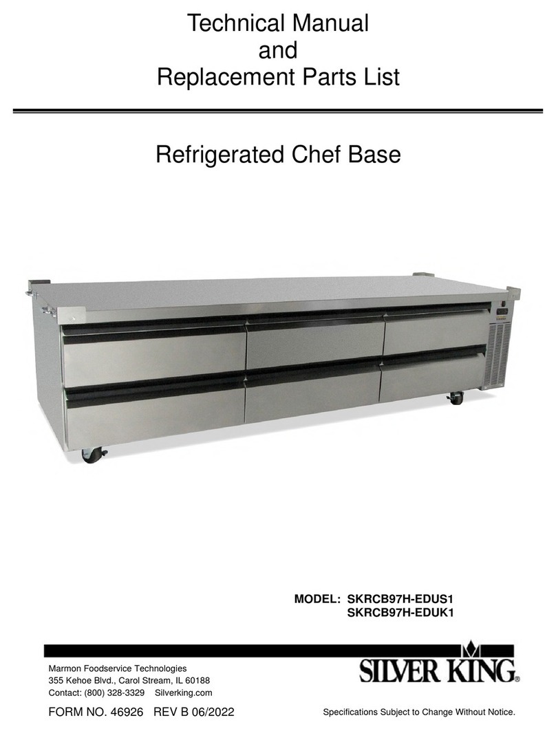 BERKSHIRE HATHAWAY Marmon Foodservice Technilogies SILVER KING... Technical manual and replacement parts list