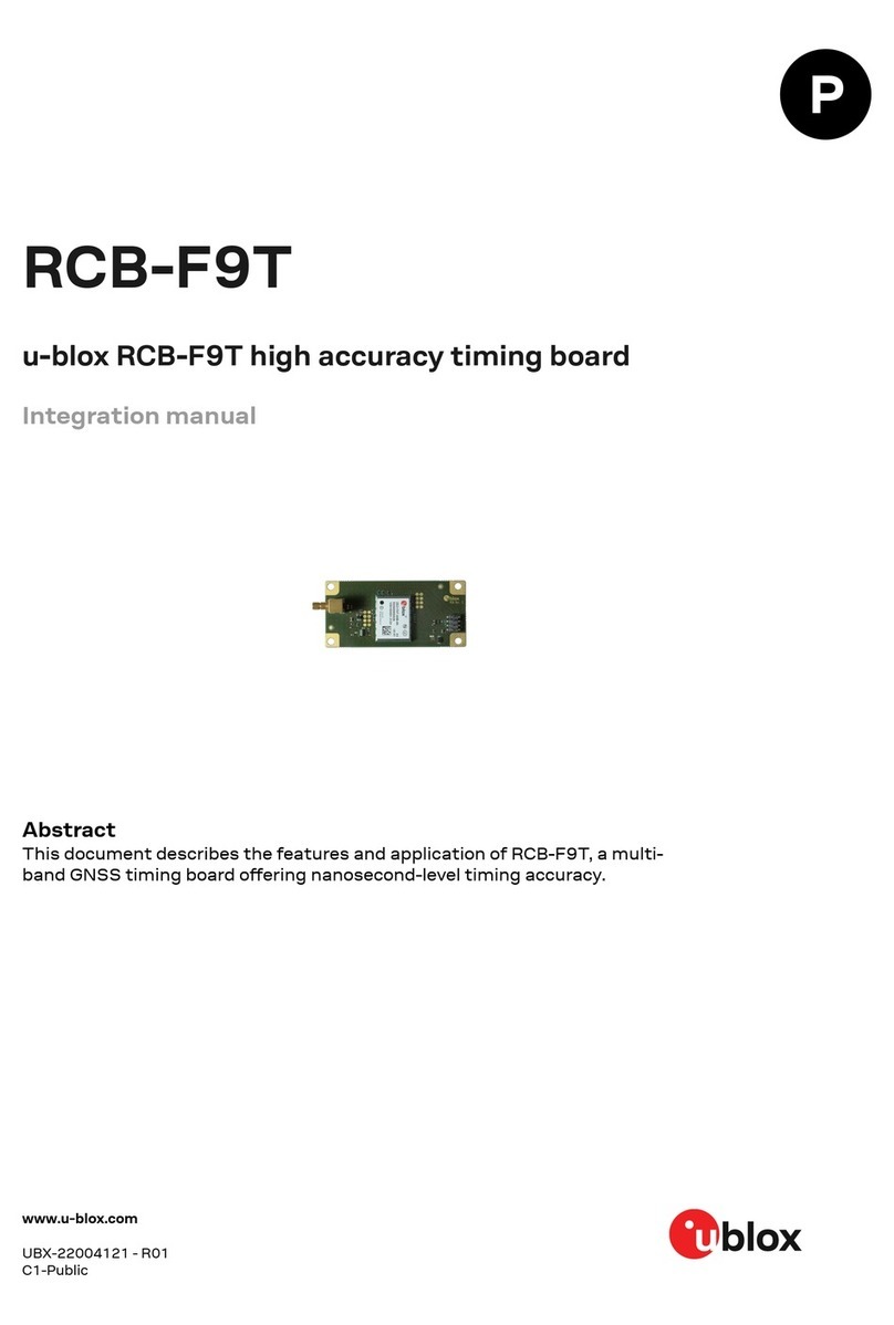 Ublox RCB-F9T Integration manual