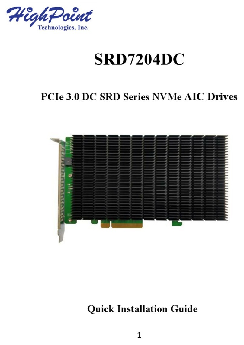 HighPoint SRD7204DC User manual