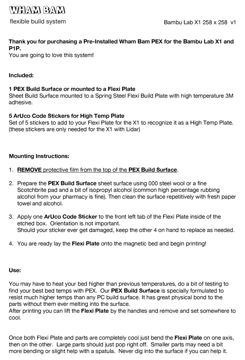Wham Bam PEX quick start guide Wham Bam PEX quick start guide