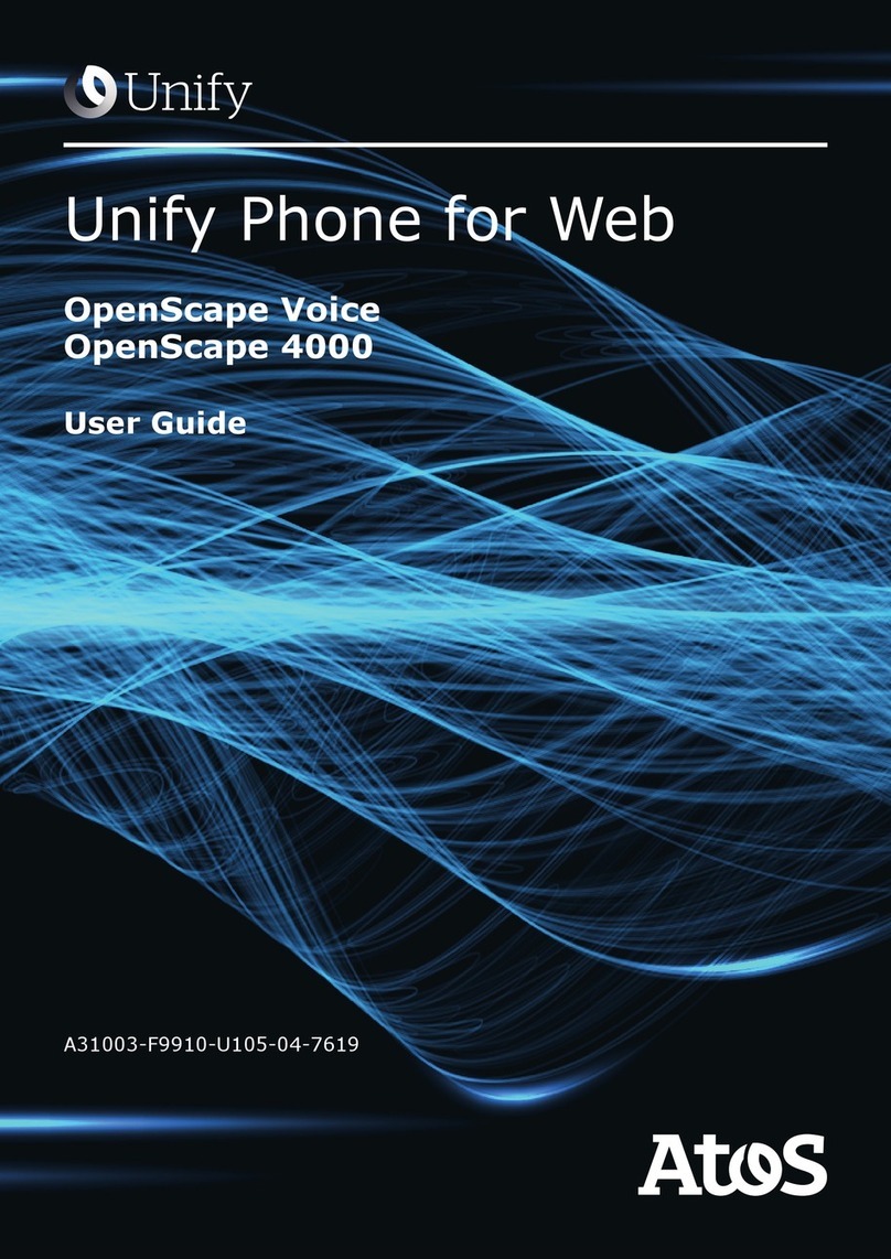 Atos UNIFY OpenScape 4000 user guide