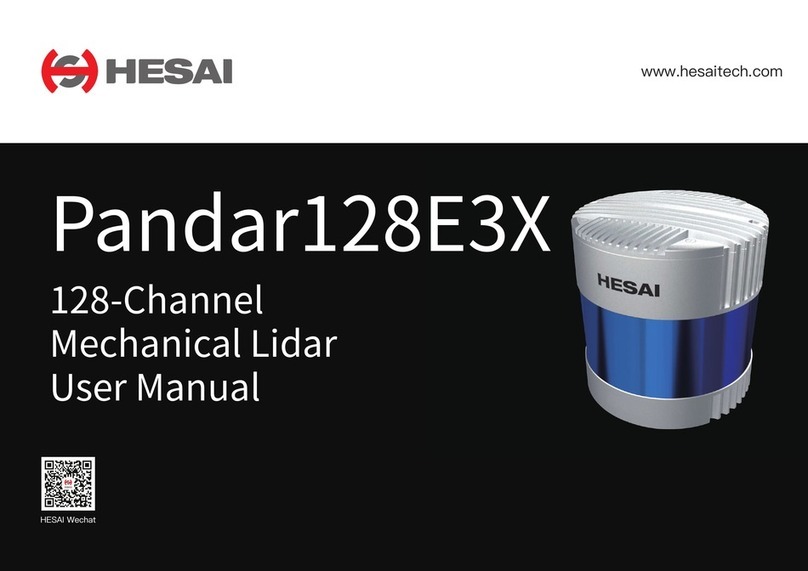 Hesai Pandar 128E3X User manual Hesai Pandar 128E3X User manual