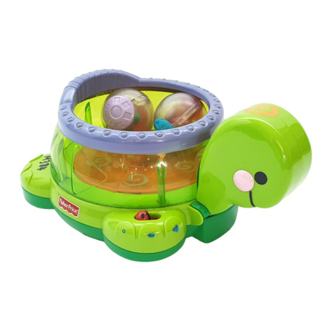 Fisher-Price Roll-a-Rounds Twirlin' Whirlin' Turtle User manual