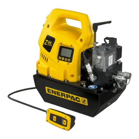 Enerpac Pro ZU4 instruction sheet