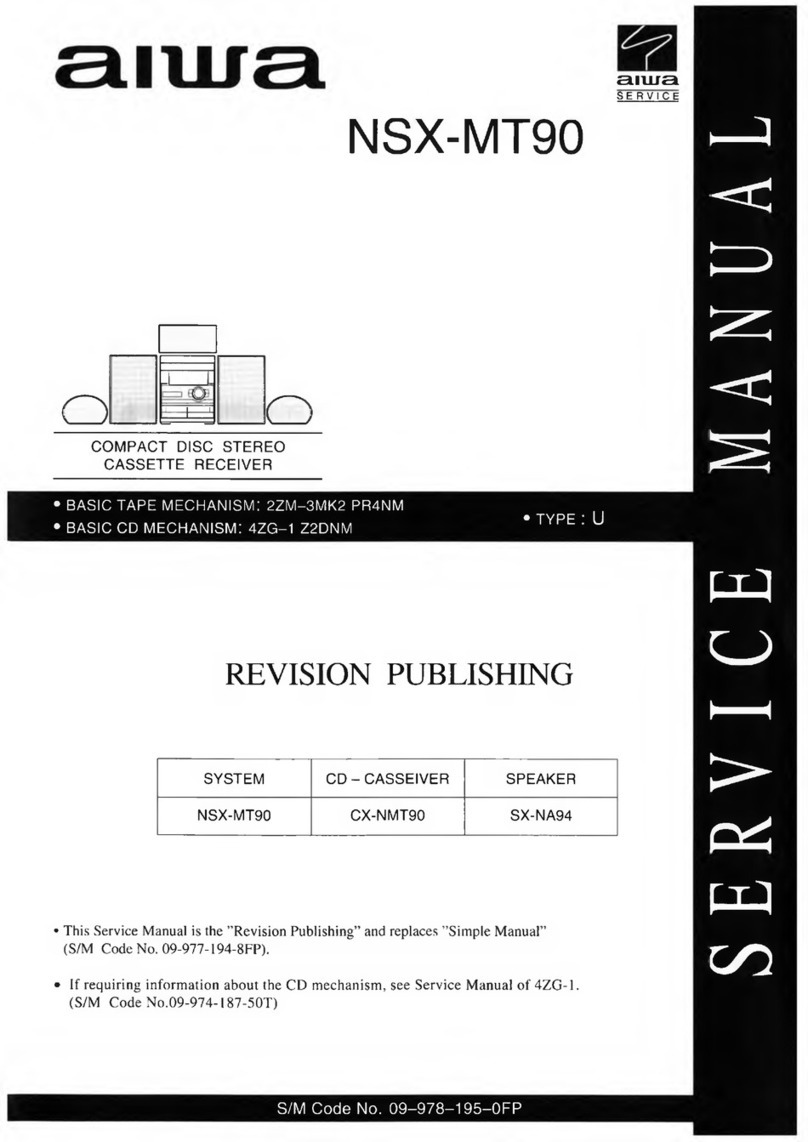 Aiwa NSX-MT90 User manual