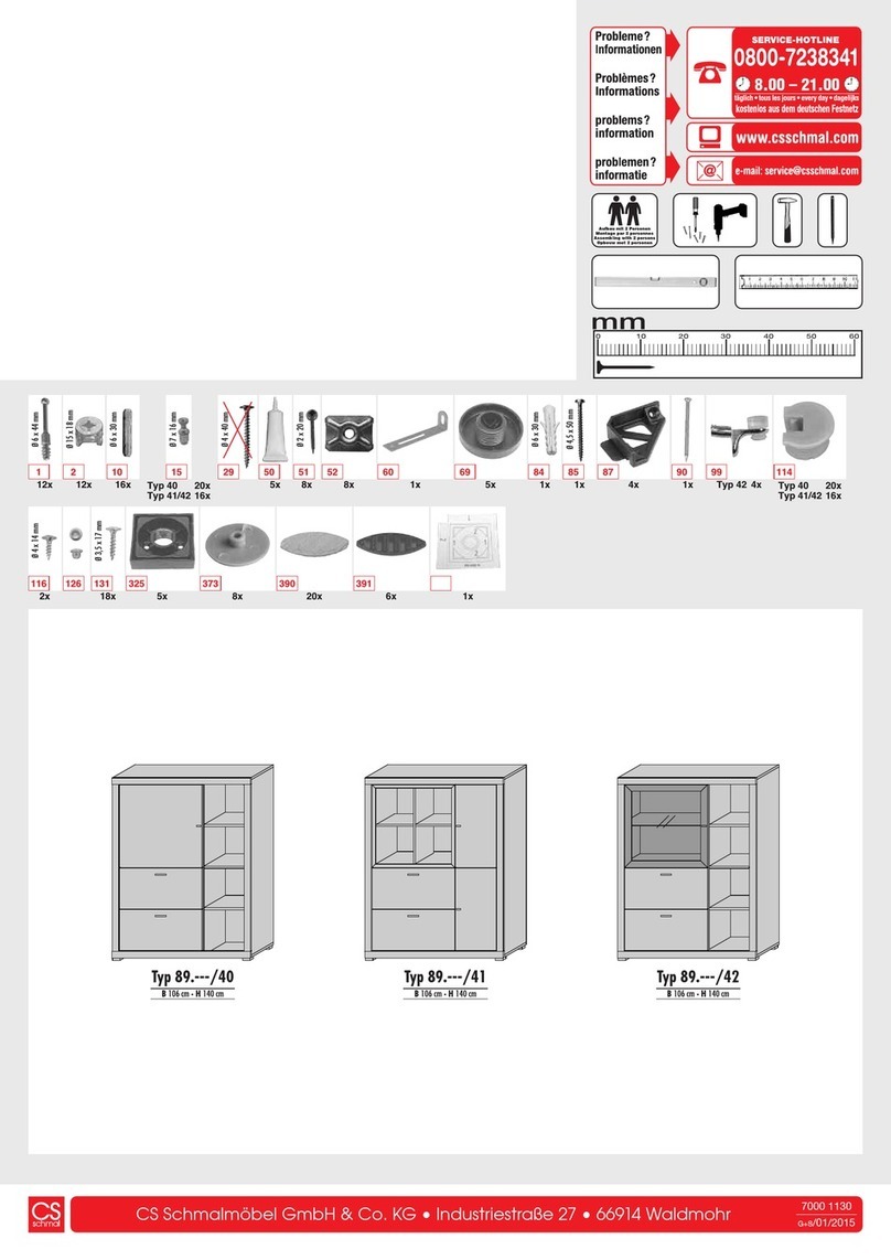 CS Schmal 89 40 Series manual