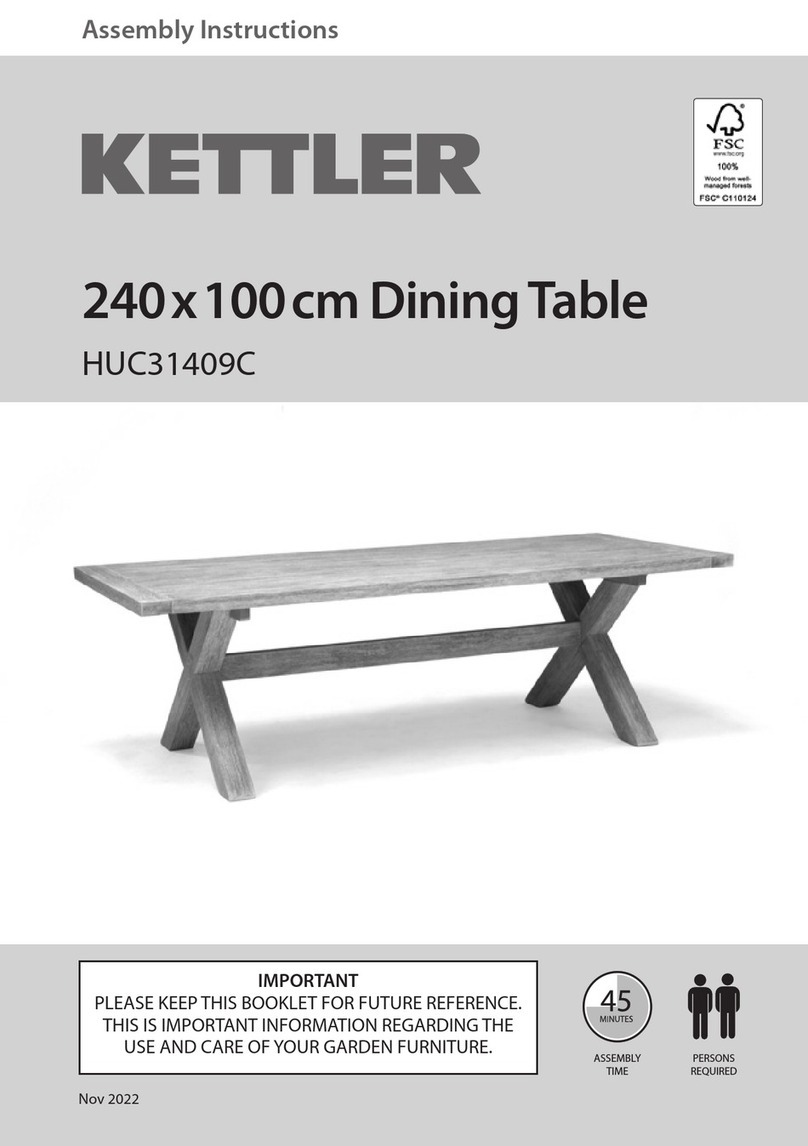 Kettler HUC31409C Assembly instructions Kettler HUC31409C Assembly instructions