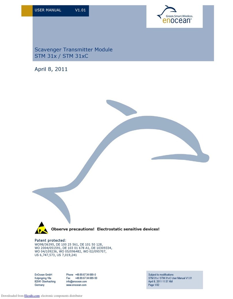 EnOcean STM 31 Series User manual