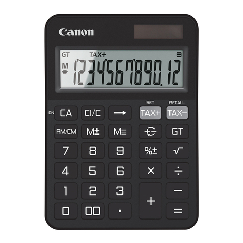 Canon KS-125T User instructions
