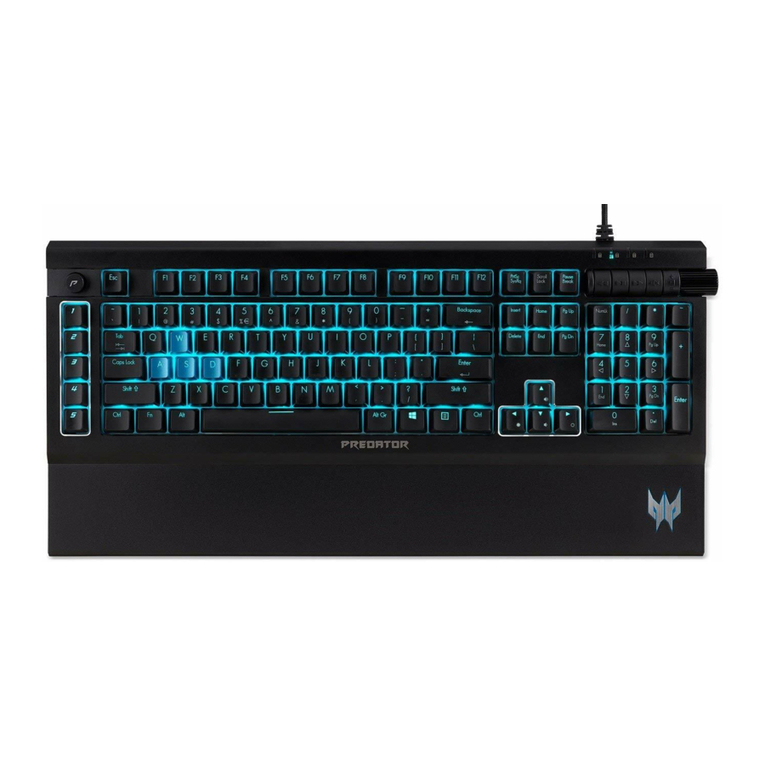 Acer PREDATOR AETHON 500 quick start guide