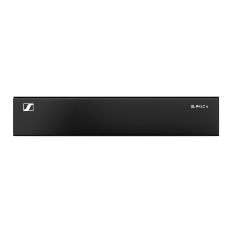 Sennheiser SL PASC 2 quick start guide