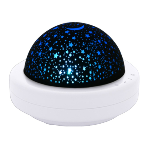 Project Nursery Starlight Room Projector User manual