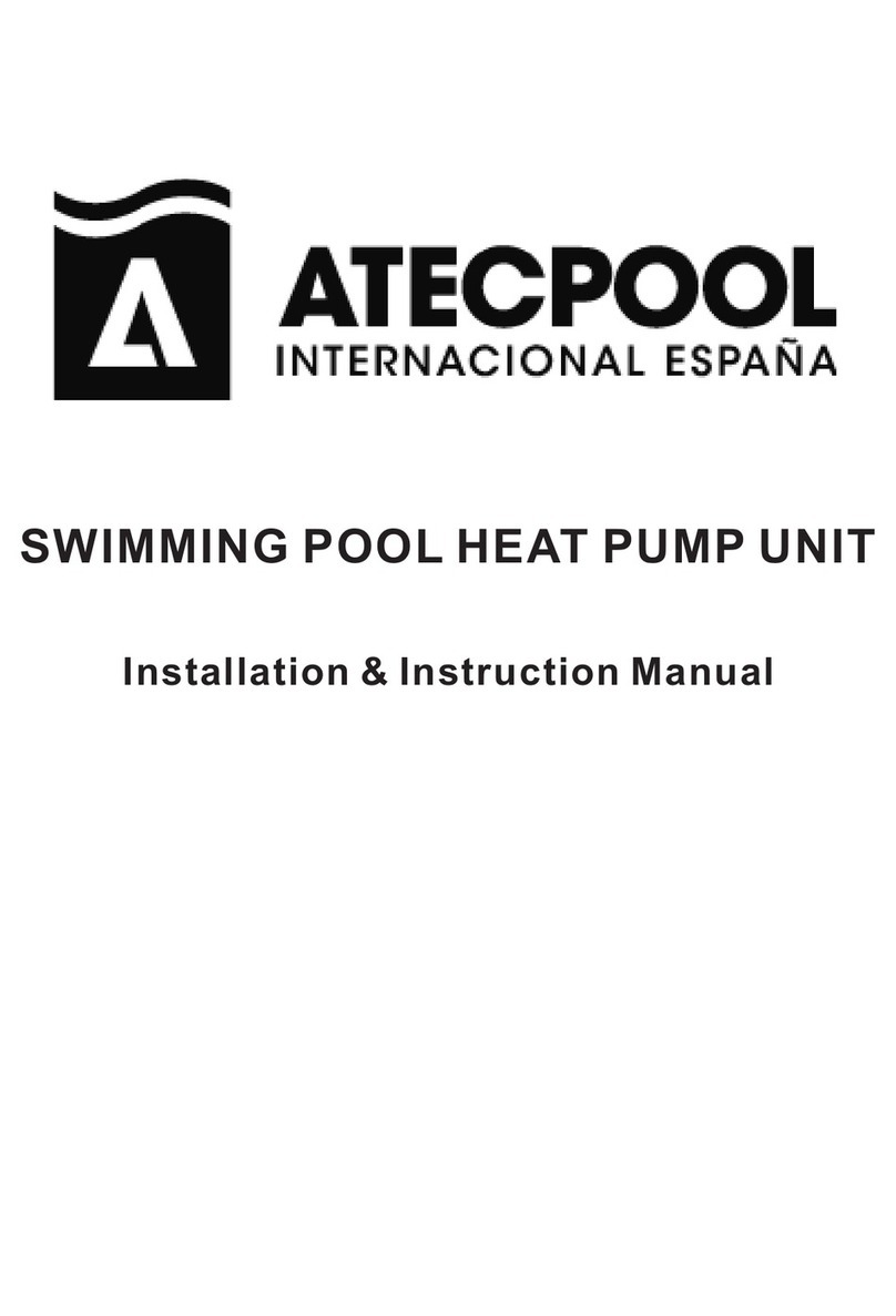 atecpool AMHP110 Installation instructions manual