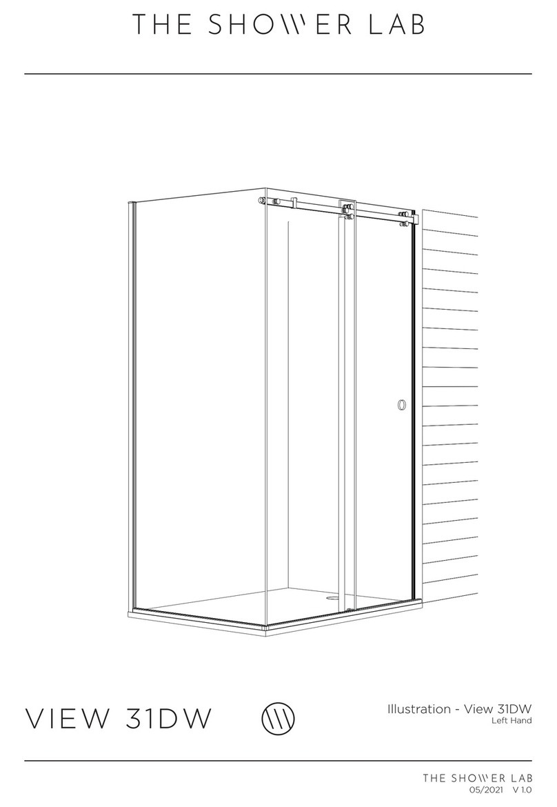 THE SHOWER LAB VIEW 31DW User manual