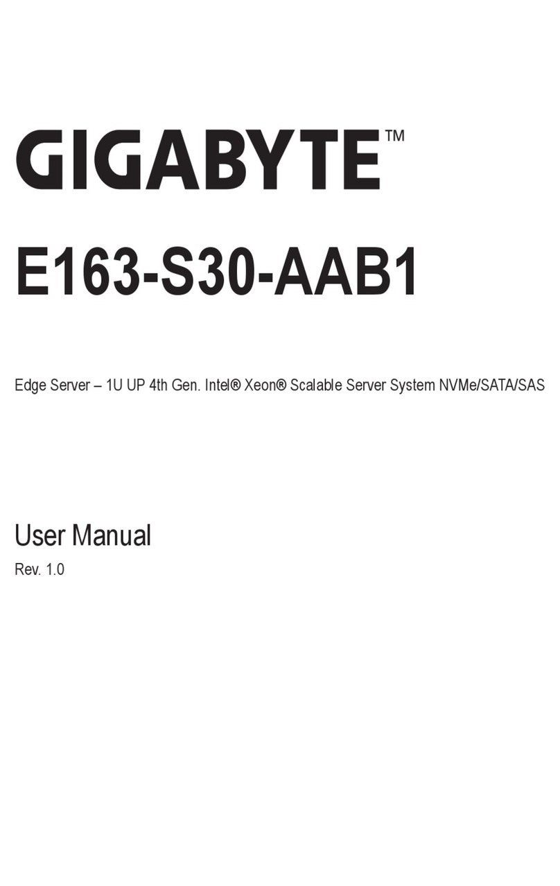 Gigabyte E163-S30-AAB1 User manual