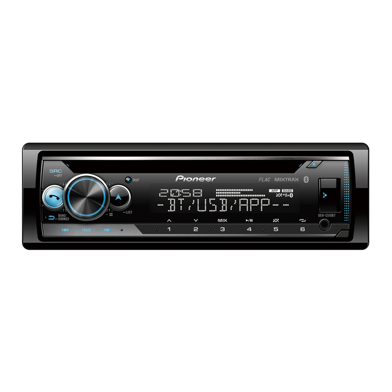 Pioneer DEH-S510BT User manual