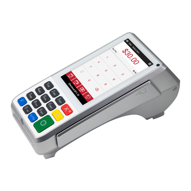 PAX A80 POS quick start guide