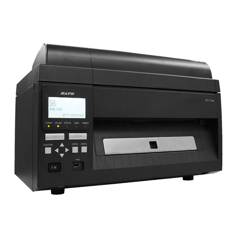SATO SG112 ex User manual