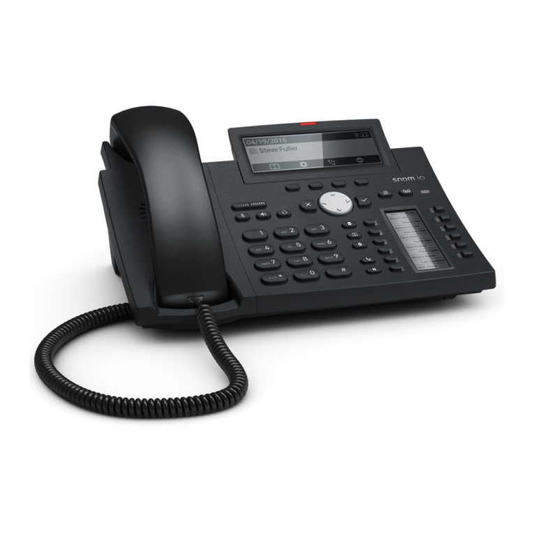 Snom D345 User manual