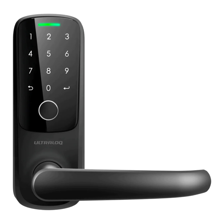 U-tec Ultraloq LATCH 5 FINGERPRINT user manual