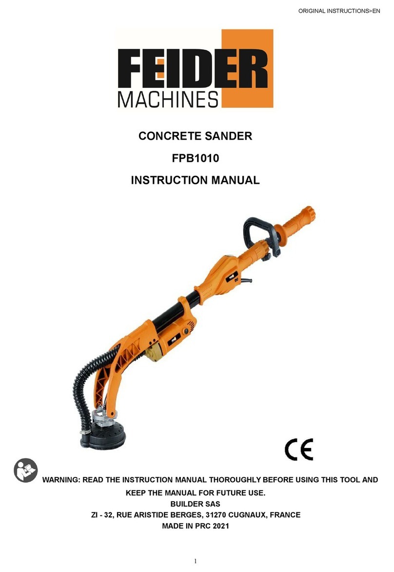 Feider Machines FPB1010 User manual