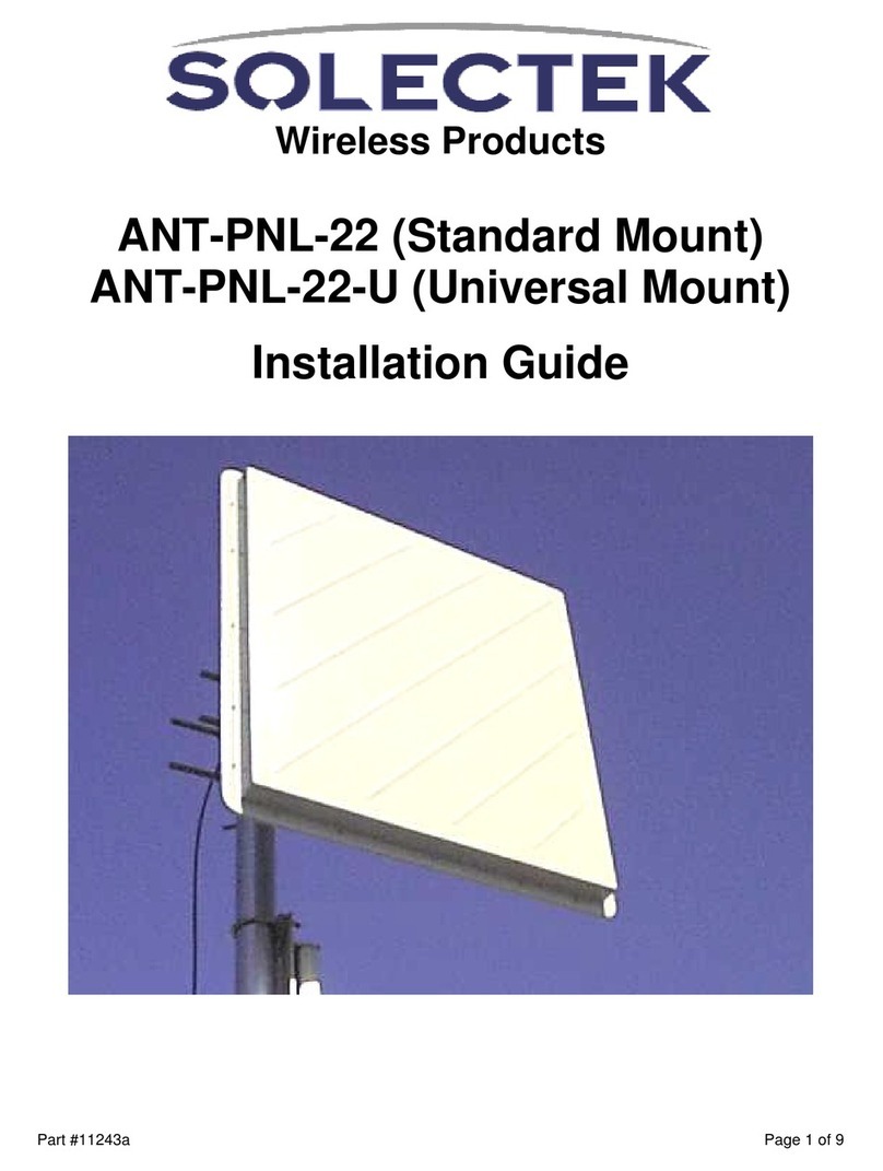 Solectek ANT-PNL-22 installation guide