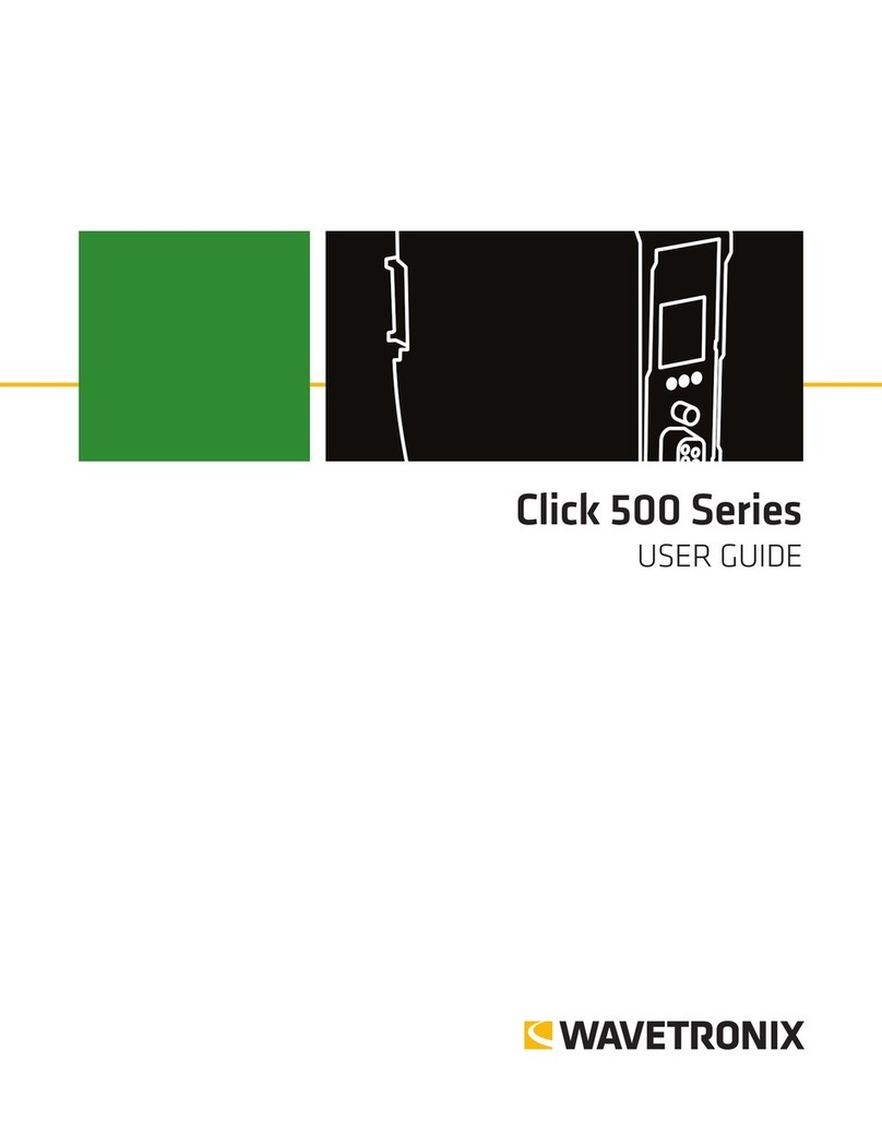Wavetronix Click 500 Series user guide Wavetronix Click 500 Series user guide